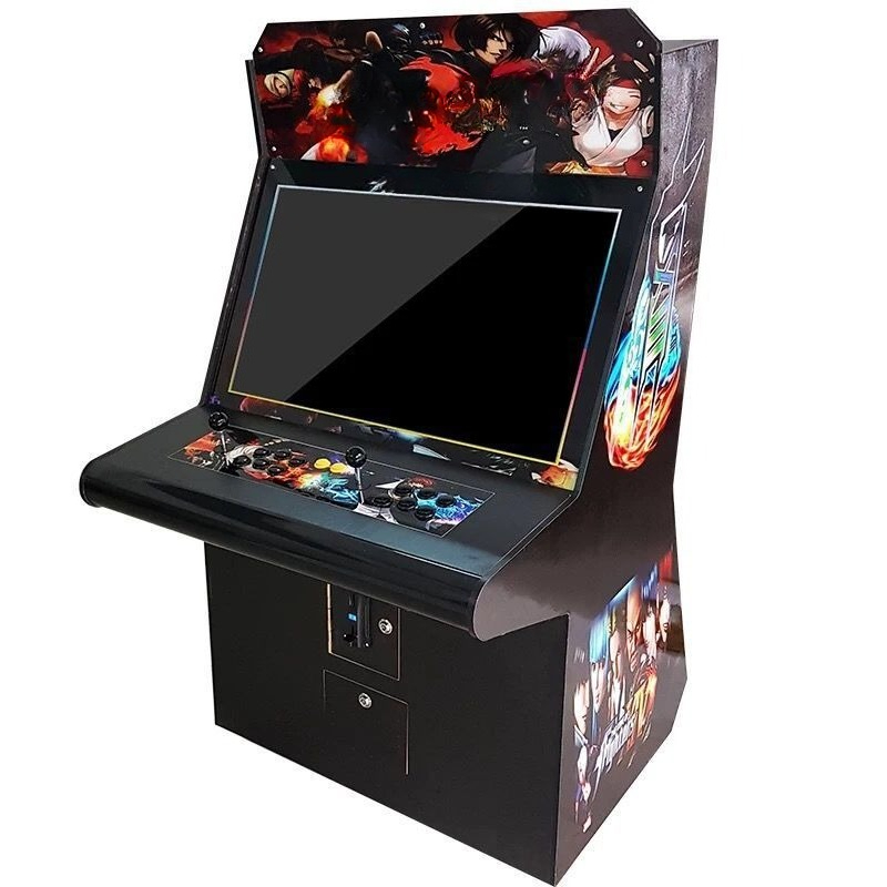 Joystick Arcade Parts - 大型格闘機97ボクサーホームアーケード3D月光宝箱コイン式ダブルジョイスティックLCDゲーム機