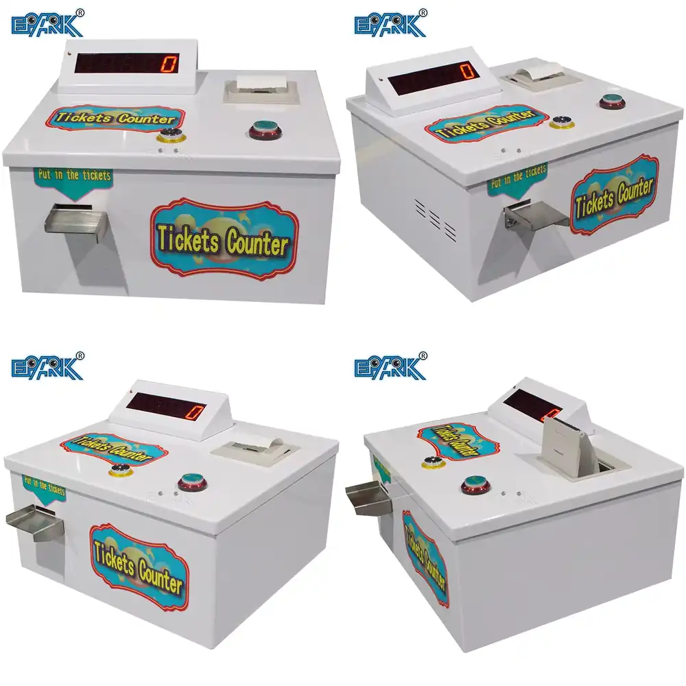 Arcade Ticket Machine - OEM ホワイトアーケードゲーム機（チケットカウンターと宝くじチケット機能付き）