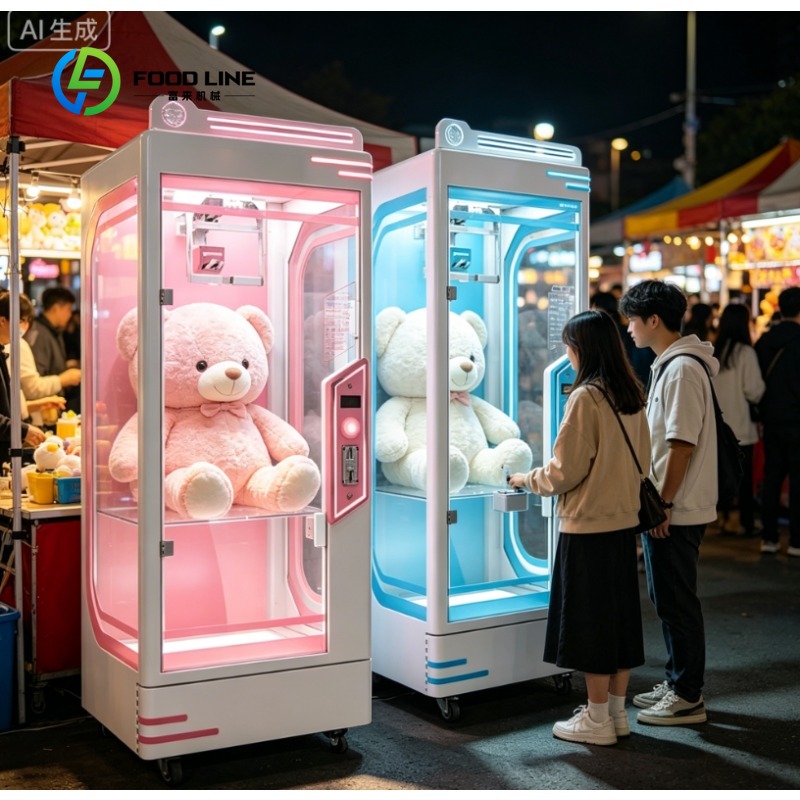 カスタムコイン式ピンクデイトカットプライズマシン、アーケード - Arcade Toy Claw Vending Machine のレビューと価格