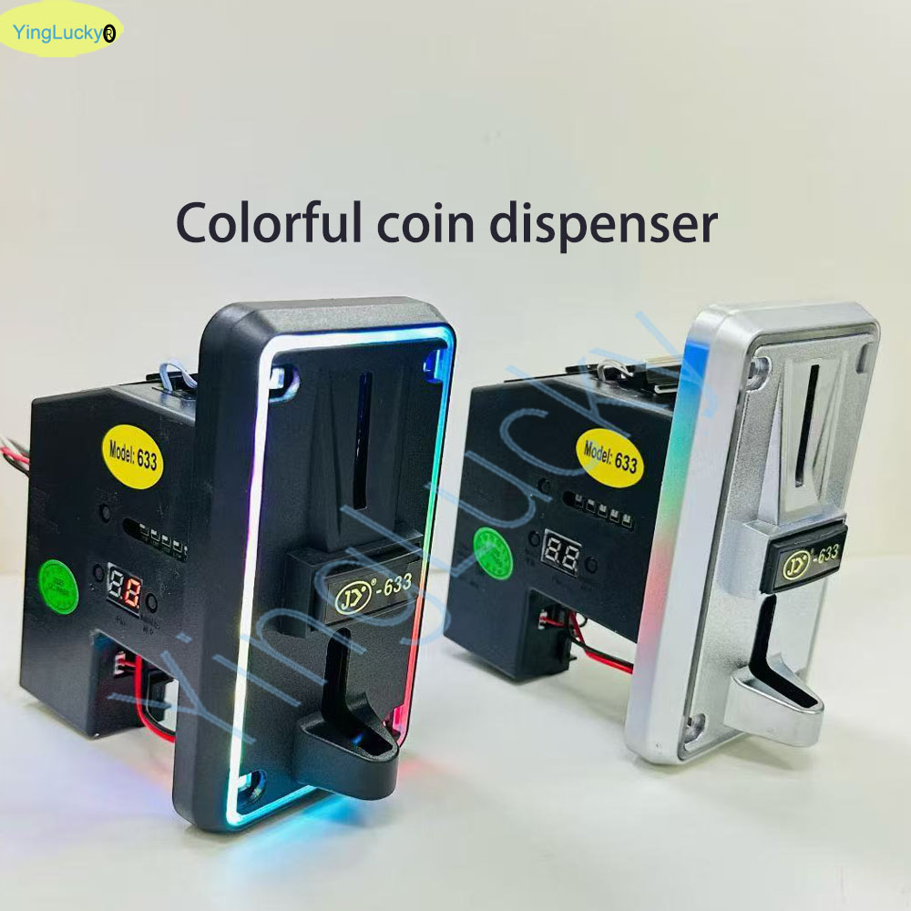 カラフルなLEDマルチコインアクセプターコインセレクター、ユ - Coin Pusher Machine のレビューと価格