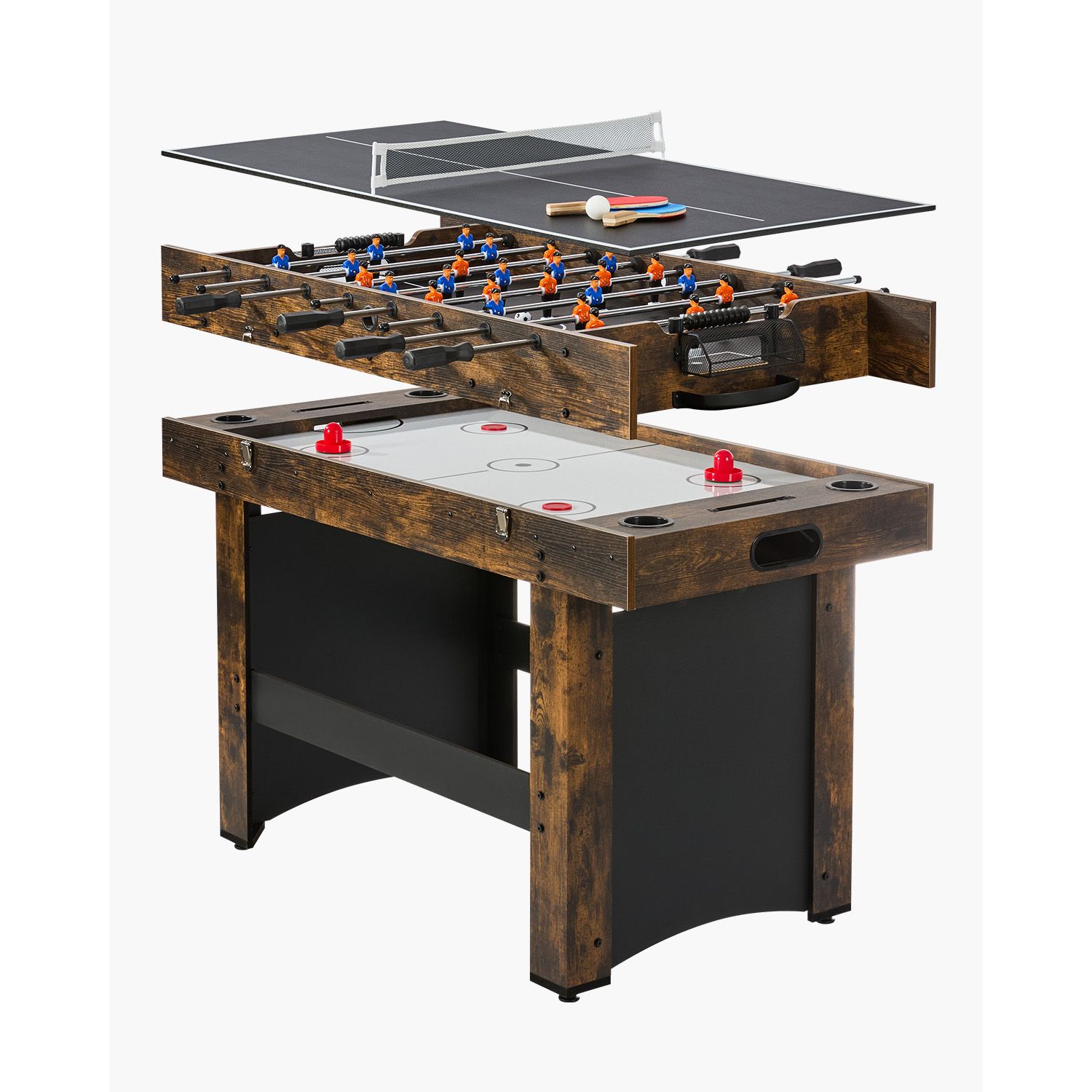 3-in-1 コンボゲームテーブルセット、54インチエアホッ - Air Hockey Table のレビューと価格