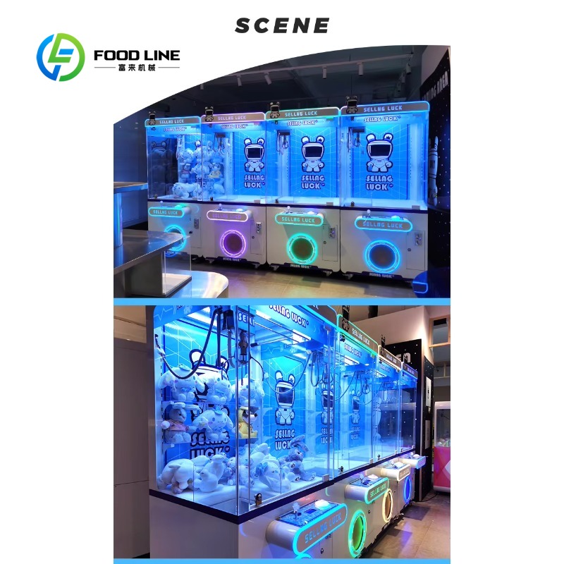 カスタムコイン式メタルクレーンゲーム機、ぬいぐるみ販売アーケ - Arcade Toy Claw Vending Machine のレビューと価格
